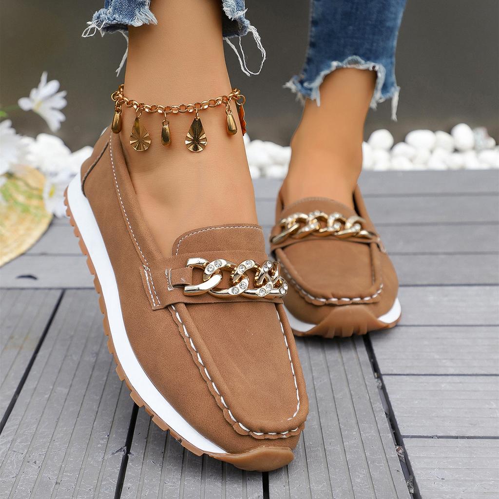 Модные женские кроссовки с круглым носком, однотонные, на мягкой подошве, плоские лоферы, весна-осень, новые модные кроссовки, повседневная обувь слипоны для женщин