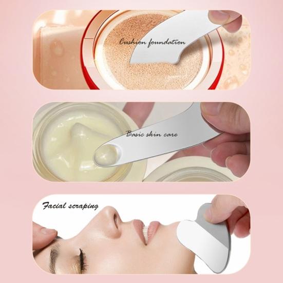 Makeup Stainless Steel Foundation Make-up Shovel Skin Set Eye Cream Facial Mask Spoon Beauty Facial Mask Scraper