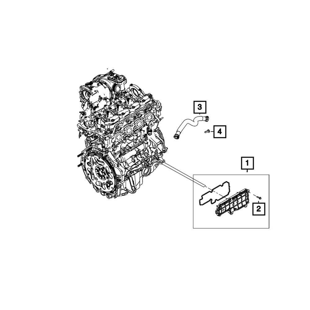 Engine Oil Separator for Jeep Wrangler, Cherokee 2018-2021