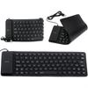 Silicone Mute Soft Keyboard 85-key Computer Keyboard USB Wired Keyboard Portable Mini Laptop Pc Folding Waterproof Keyboard