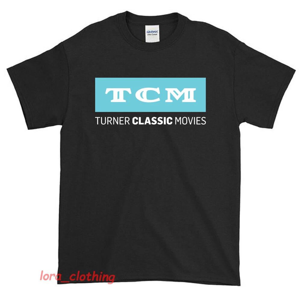 Новая футболка TCM Turner Classic Movies с логотипом, американская, смешная, размер S-XXL