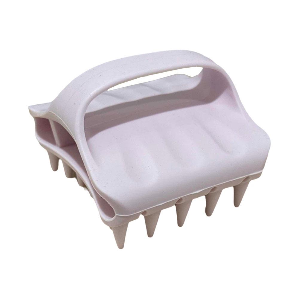 Портативный скраббер для очистки кожи головы Ручная отшелушивающая щетка для волос Все типы волос