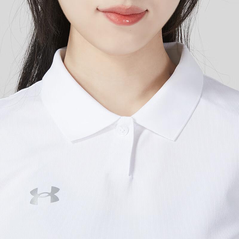 Under Armour Женская летняя футболка-поло с коротким рукавом