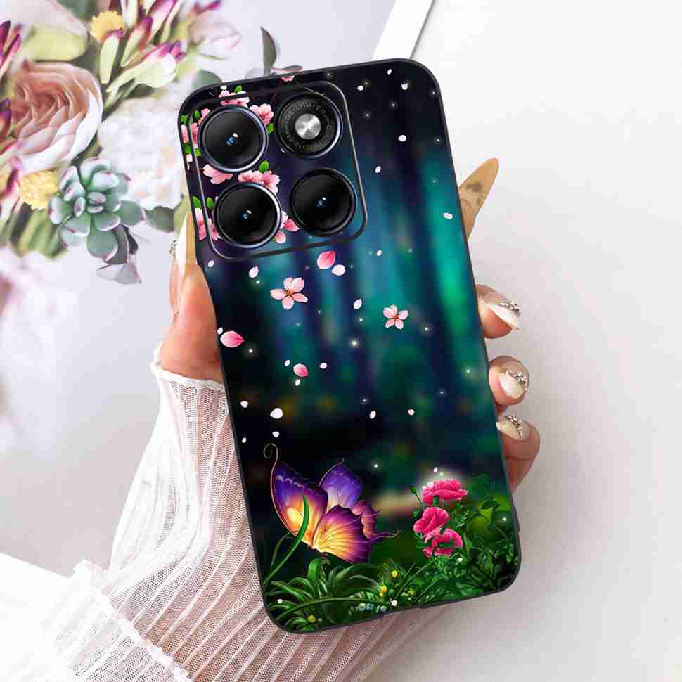 Чехол для Motorola Edge 70 Fusion 5G Мультяшный Кот Панда ТПУ Черный Чехол для XT2605-1 XT2605-2 XT2605-4 Мягкий Силиконовый Чехол для Телефона