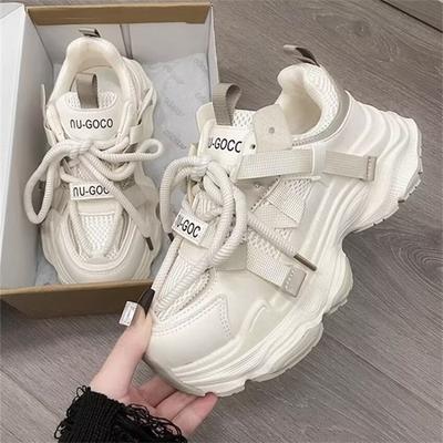 Спортивные кроссовки «папины», женские универсальные туфли на толстой подошве, легкие и дышащие кроссовки для бега