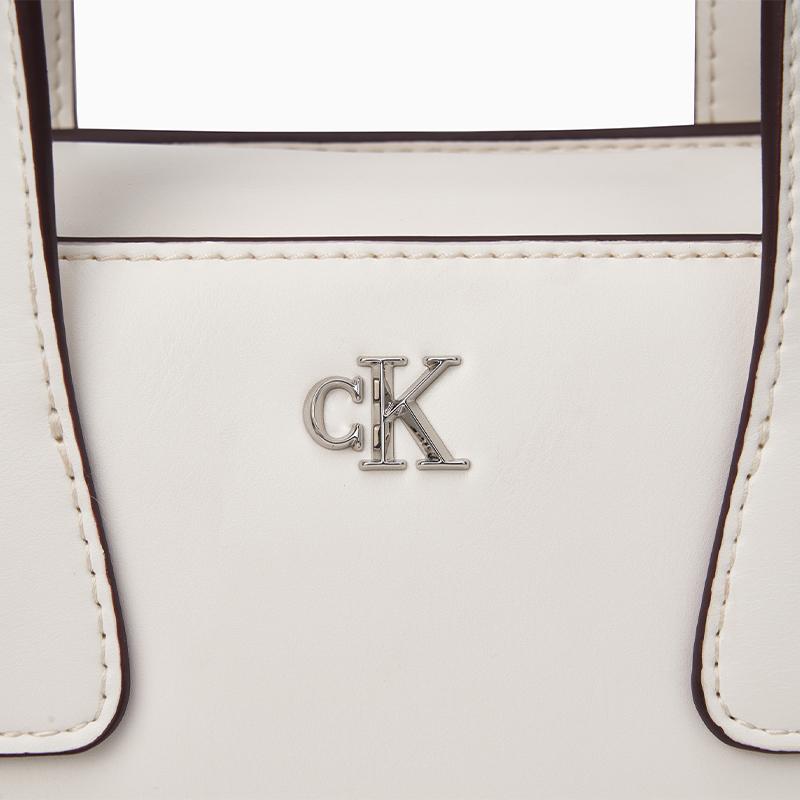 Calvin Klein Сумка Элегантная Для Поездок На Работу Бренд Дизайн С Буквами Сумка-Тоут Сумка-Тоут Сумка Для Шопинга Синтетический Материал На Плечо Через Плечо Женская Лунный Свет