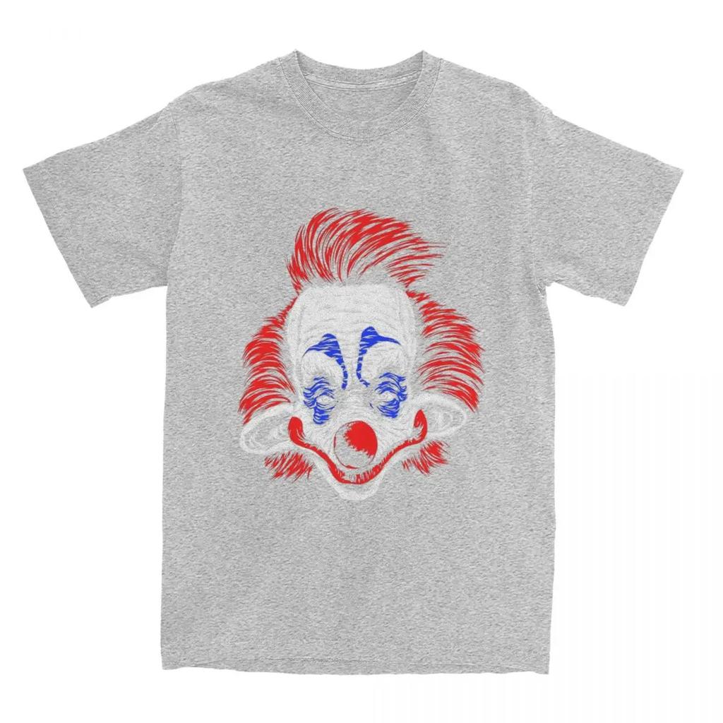 Летняя мужская женская рубашка с изображением клоунов-убийц из космоса Руди, одежда, футболка, одежда, юмористическая футболка