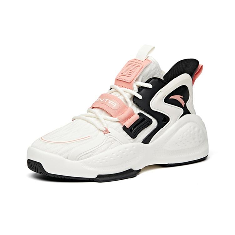 Anta Dominator Нескользящие Износостойкие Спортивные Повседневные Кроссовки с Низким Верхом Женские кроссовки Черные Розовые Белые 122038081-6