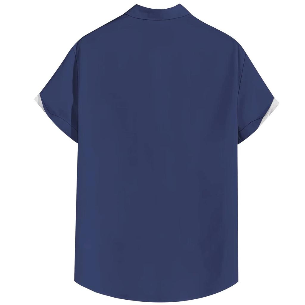 Hawaiian Shirt For Men, Men's Vintage Button Down Bowling Shirts Short Sleeve Summer Beach Shirt