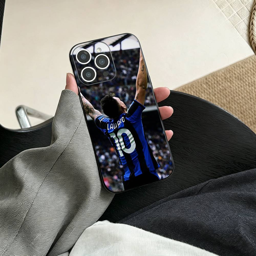 Чехол для телефона Lautaro Martinez для iPhone 17, 16, 15, 14, 13, 12, 11 Plus, Pro Max, Другие Мягкий Черный Чехол