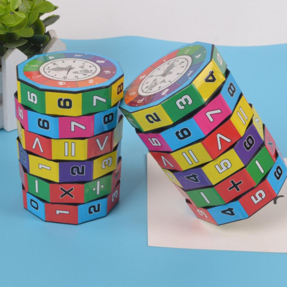 Learning Toys for Kids 3 4 5 Yr - Slide Puzzles Mathematics Numbers Magic Cube