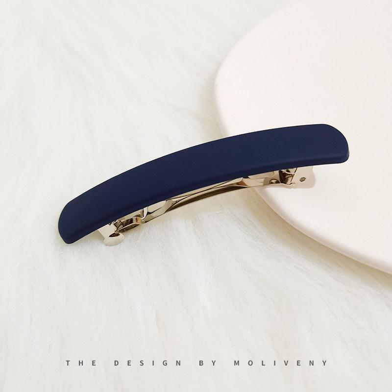 Матовая заколка для волос в корейском стиле для женщин и девушек - Простой и элегантный повседневный аксессуар