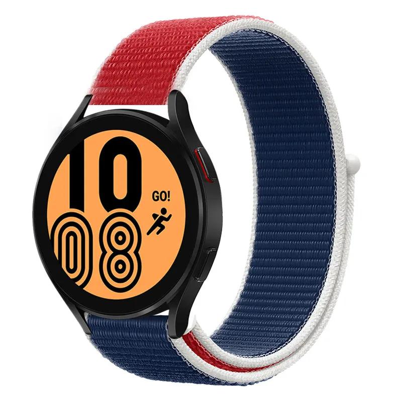 Nylon Loop For Samsung Galaxy Watch 6 5 Pro/4/classic/gear S3 Frontier/active Sport Bracelet Huawei Watch Gt2 3 22mm 20mm Strap