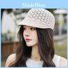 New Design Summer Women's Duck Tongue Hat Hollow Out Small Headband Ladies Ice Silk Beret