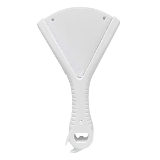 Открывалка для бутылок Удлиненная Эргономичная ручка Текстурированная рукоятка Регулируемая V-образная открывалка для банок Сила поворота Сниматель крышек с банок Кухонный аксессуар