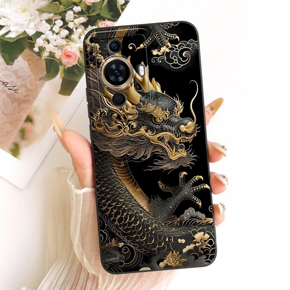 Для Huawei Nova 11Pro GOA-AL80 GOA-LX9 Чехол Для Huawei Nova 11 Pro Чехол-крышка Силиконовый Модный Мультяшный Милый Забавный Расписной