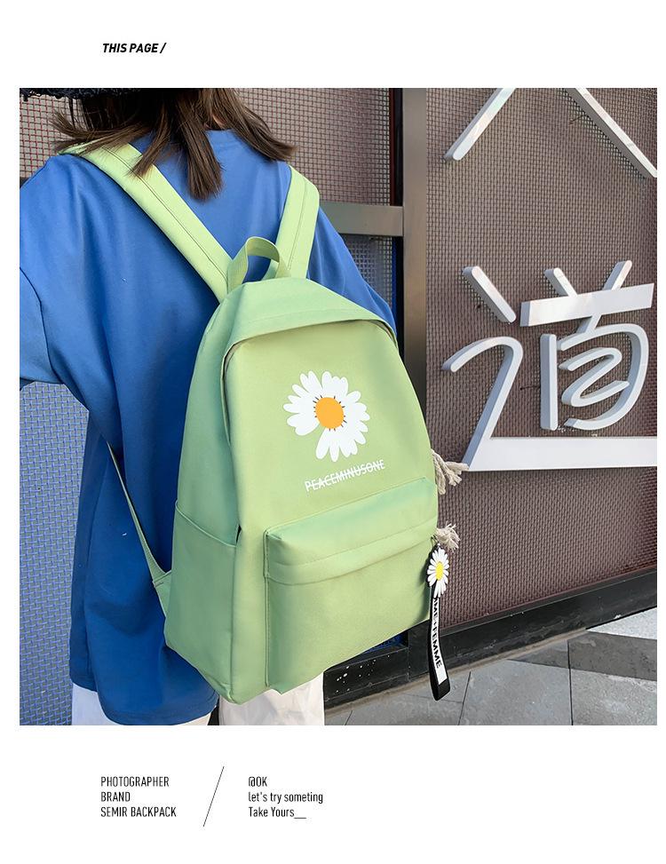 Korean Style Schoolbag for Students - Large Capacity Backpack for All School Levels