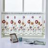 39.4x19.7 Inch Sheer Valance Curtain Window Drape Shades Living Room Decoration