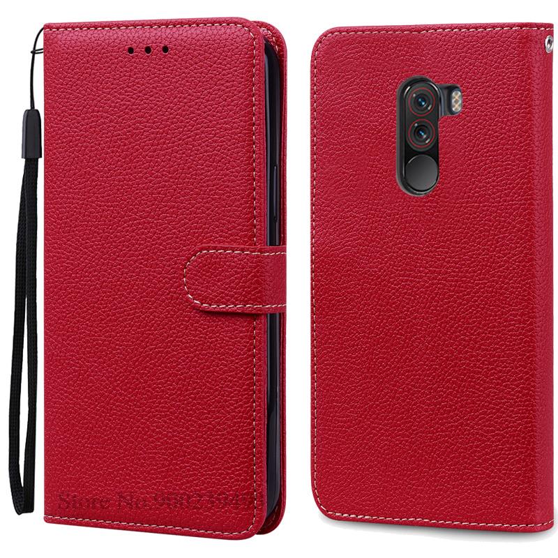 For Xiaomi Pocophone F1 Case Shockproof Wallet Flip Case For Poco F1 Cover Xiaomi Mi Poco Phone F1 Poko F1 PocoF1 Phone Cases