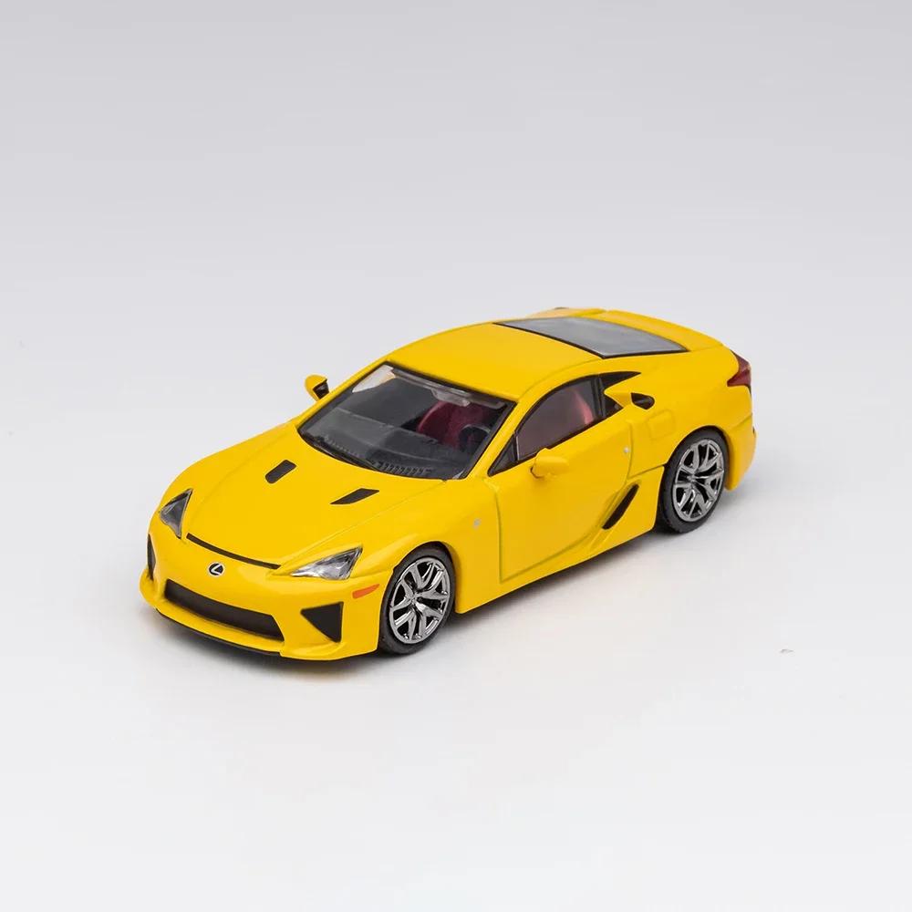 fxcr3 Original Die-cast 1:64 Scale 2010 Lexus Lfa Simulation Alloy Car Model Fan Collection Display Home Decoration Metal Ornaments
