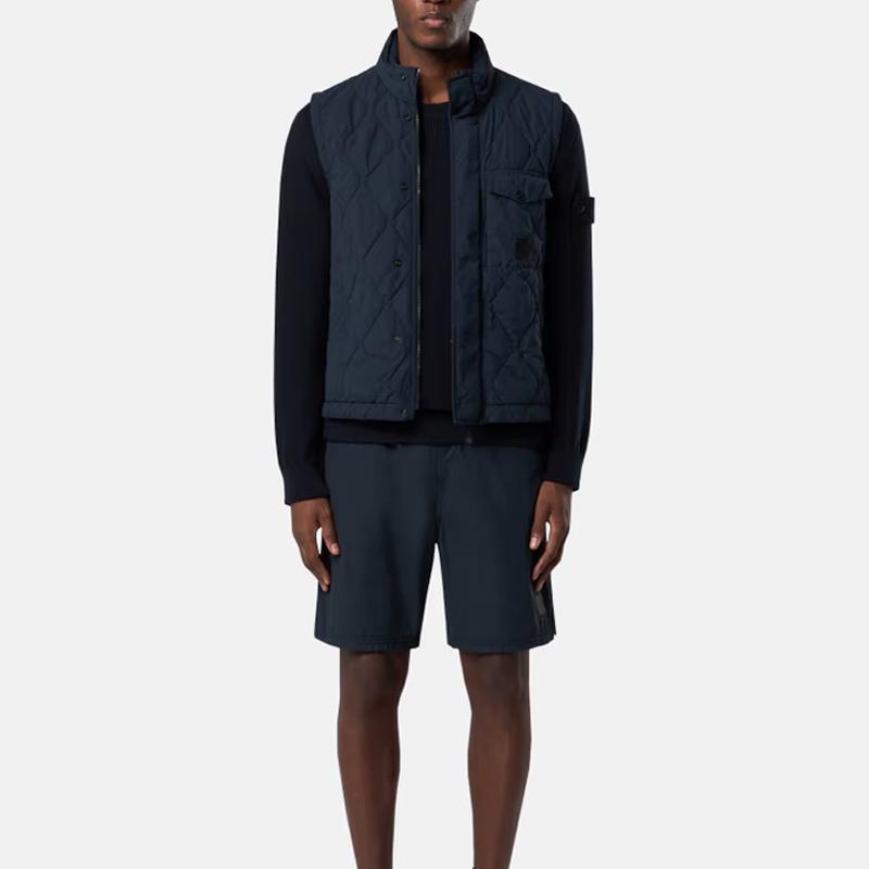 STONE ISLAND Жилет мягкий многокарманный серии Ghost Мужские жилеты K1S15G100011-V0020