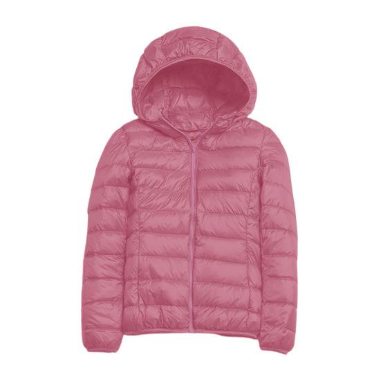 Женская зимняя куртка-пуховик с капюшоном и карманами на молнии, однотонная укороченная куртка с длинными рукавами и подкладкой на молнии