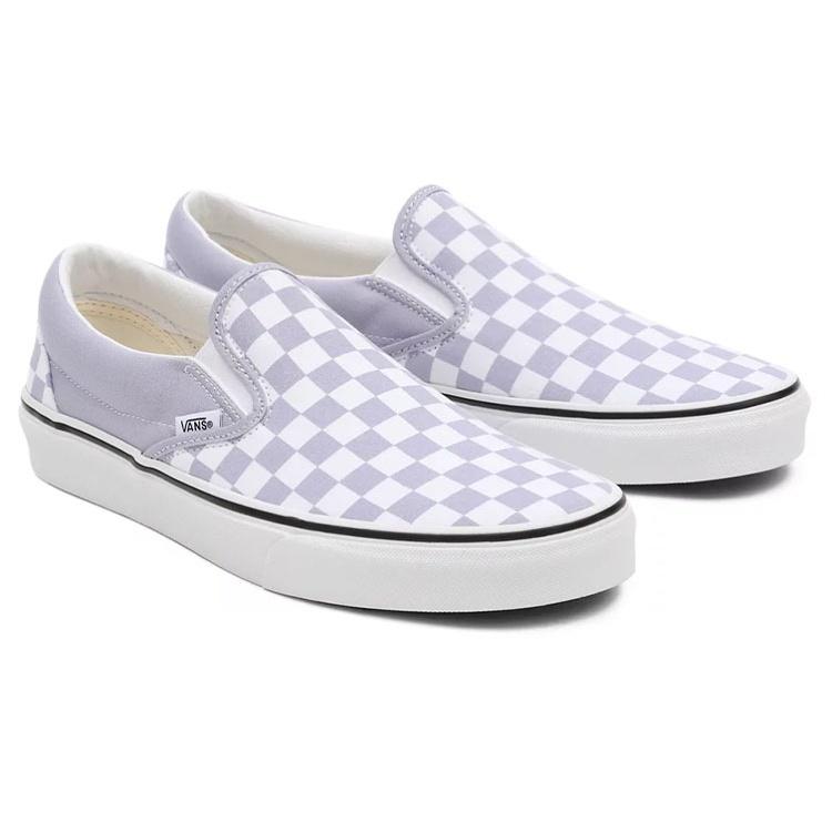 Кеды-слипоны Classic Vans 'Languid Lavender Checkerboard' Унисекс VN000XG8ARV