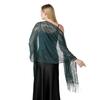 Womens Tassels Soft Breathable Travel Solid Color Summer Lace Shawl Beach Sunscreen Shawl Outdoor Fashion Accessories