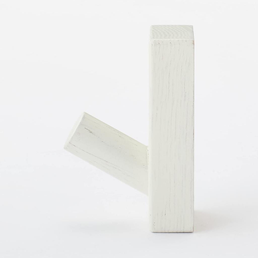MUJI Настенный мебельный крючок из смолы Дуб Светло-серый 44520697 Ш4 Г6 В8 см
