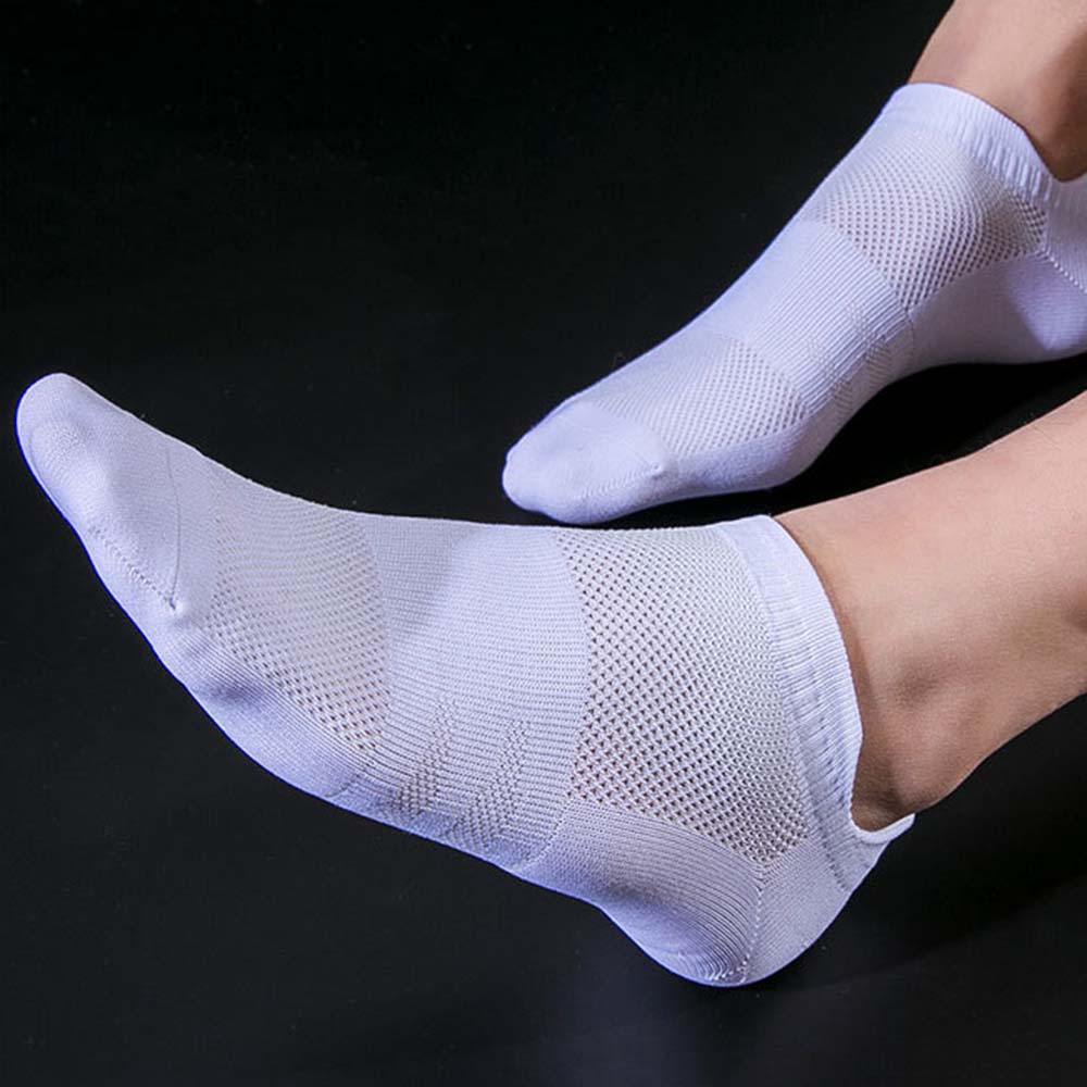 Летние короткие носки с мелким горлом, впитывающие пот, нейлоновые носки до щиколотки, спортивные носки, мужские чулочно-носочные изделия