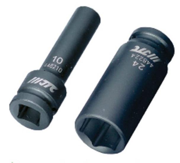 JTC 12 шт. Набор глубоких ударных головок Ручные инструменты Ящик для инструментов Роликовый шкаф Ящик Набор инструментов Ударные 6-гранные глубокие головки JTCK4121 12,7 мм