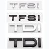 AAZN1 3D TFSI TDI Car Sticker ABS Letter Logo Rear Trunk Boot Emblem Badge Decals For A3 A4 A5 A6 A7 A8 Q2 Q3 Q5 Q7 Accessories