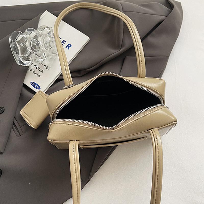 Женские модные сумки через плечо из искусственной кожи с ручкой-подушкой, ретро, однотонные, подмышечные сумки с маленьким кошельком, женские сумки ARI