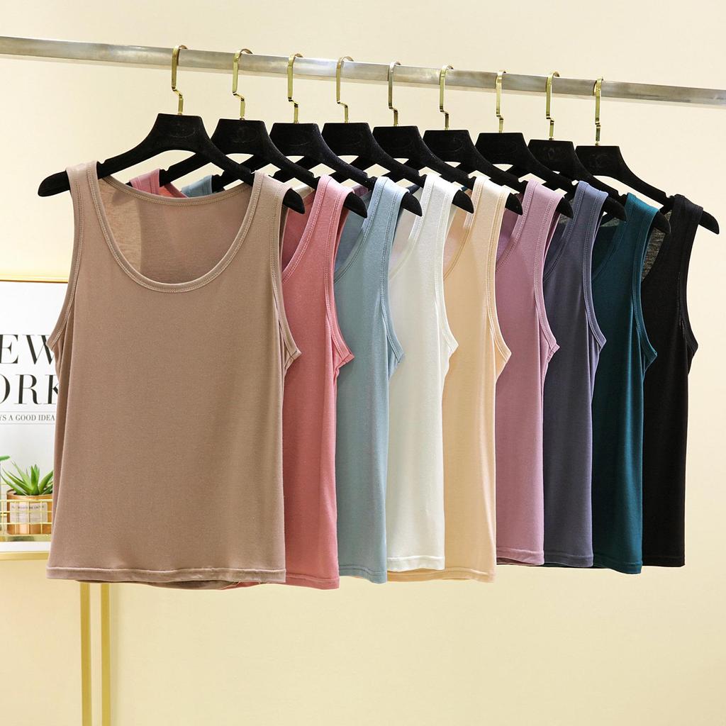 Women's Summer Thin Modal U-neck Slimming Tank Top