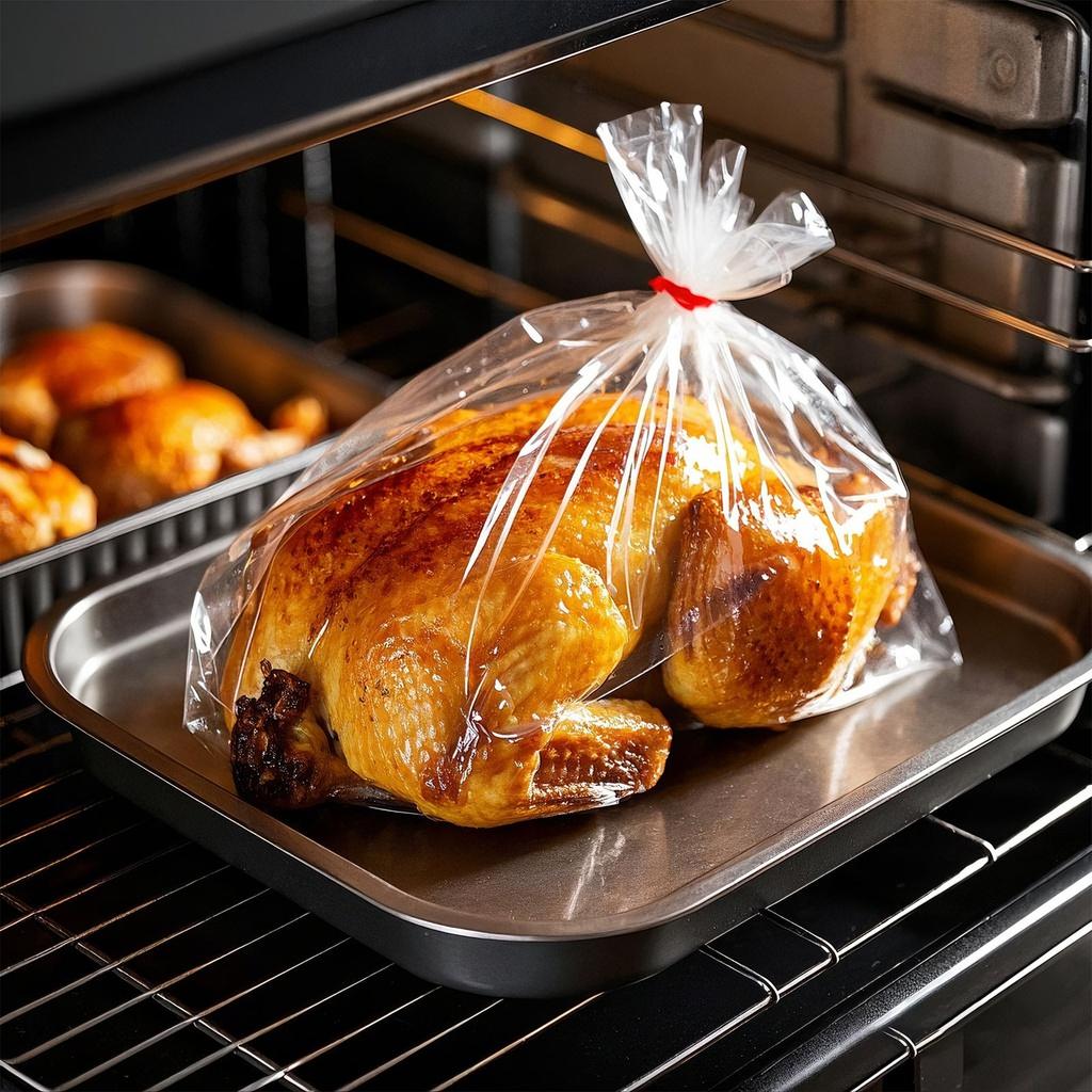 30 высокотемпературных пакетов для запекания, 30 пакетов для запекания, пакеты для запекания индейки, пакеты для запекания курицы, ветчины, морепродуктов, овощей