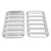 Sausage Mold Silver 6 Cavity Hot Dog Mold Stainless Steel Easy Use Clean Durable Versatile Hot Dog