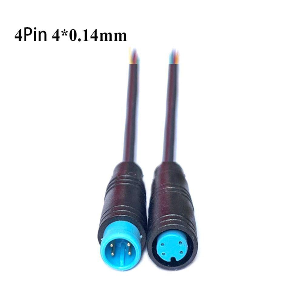 Optional Cable Ebike Accessories Waterproof Connector Display Pin 2/3/4/5/6Pin Cable Base Connector