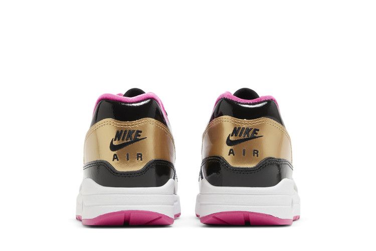 Men's Sneakers Nike Air Max 1 PHANTACi Grand Piano (2024) White/White-Black-Metallic Gold-Pink Rise