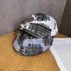 Кепка в стиле граффити в японском стиле с коротким козырьком и высокой тульей для летней носки