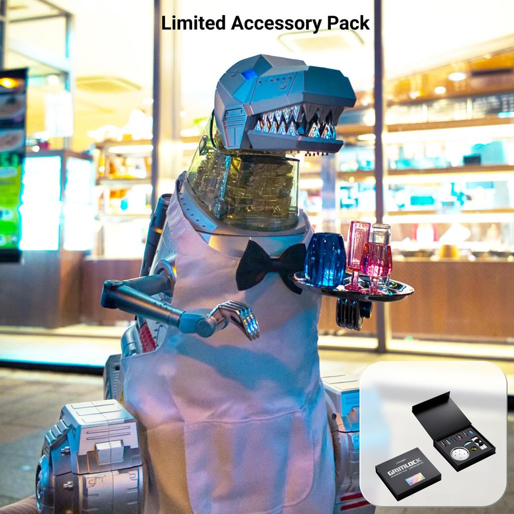 Robosen Transformers Grimlock Flagship Edition Robot Remote App Control Программируемый робот с голосовым взаимодействием Игрушка-трансформер - Самотрансформирующийся