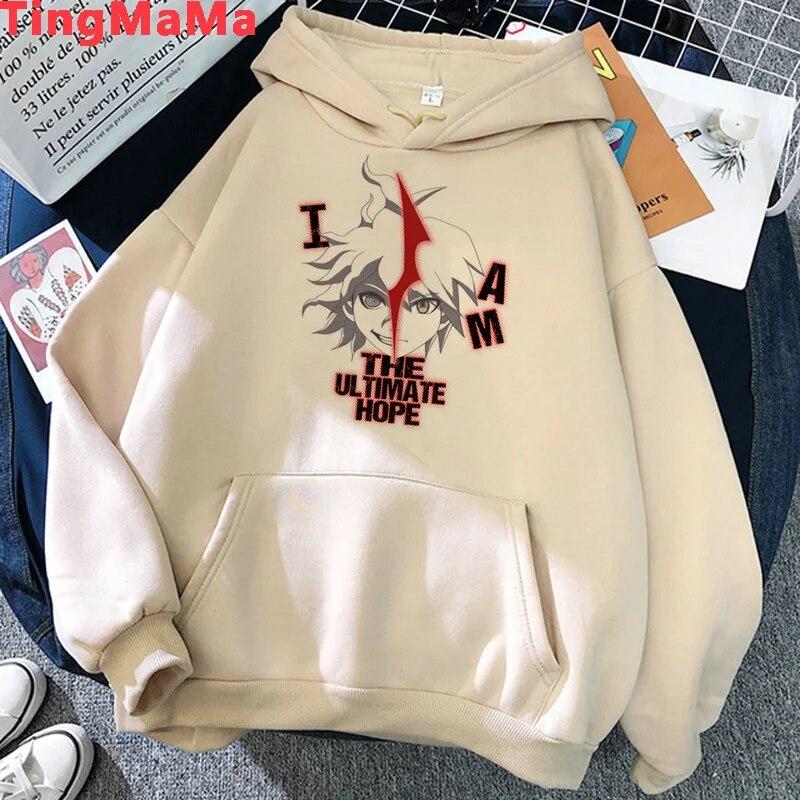 Danganronpa Nagito Komaeda Ouma Kokichi Hoodies Unisex Ulzzang Oversized Grunge Korea Unisex Clothing Hoody Ulzzang Printed Unisex Hoodie