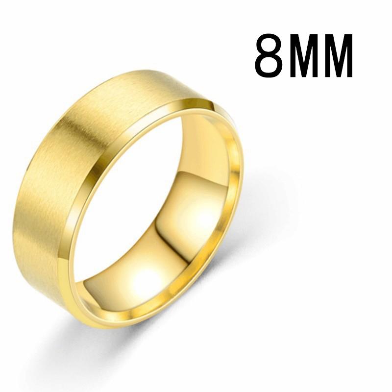 Кольца из нержавеющей стали для мужчин, пара вольфрамовых обручальных колец, черный/серебристый/золотой/светло-черный/коричневый с матовой отделкой, удобная посадка