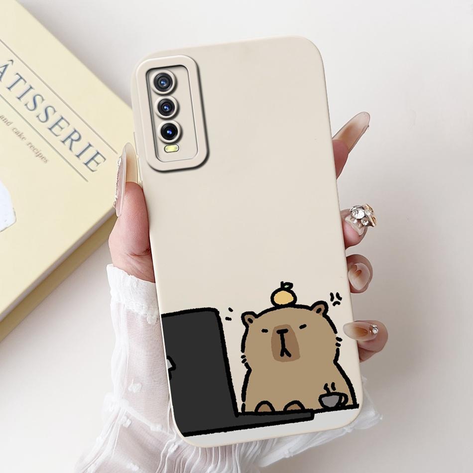 Для Vivo Y11S Y12S Y20 2021 Чехол Vivo Y20a Y20g Y20i Y20S Y20t Элегантный Принт Защита Камеры Мягкий Силикон Чехлы для Телефона