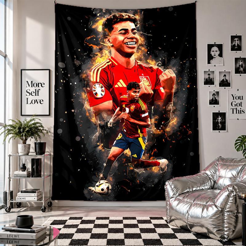Wall TapestryLamine Yamal Art Hanging Cloth Decorative Background Cover for Room Decoration