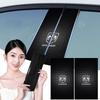 Car Emblem Center Pillar Sticker Auto Door Decorative Stickers for SRT Charger Ram Caravan Journey 1500 Durango Challeager NITRO