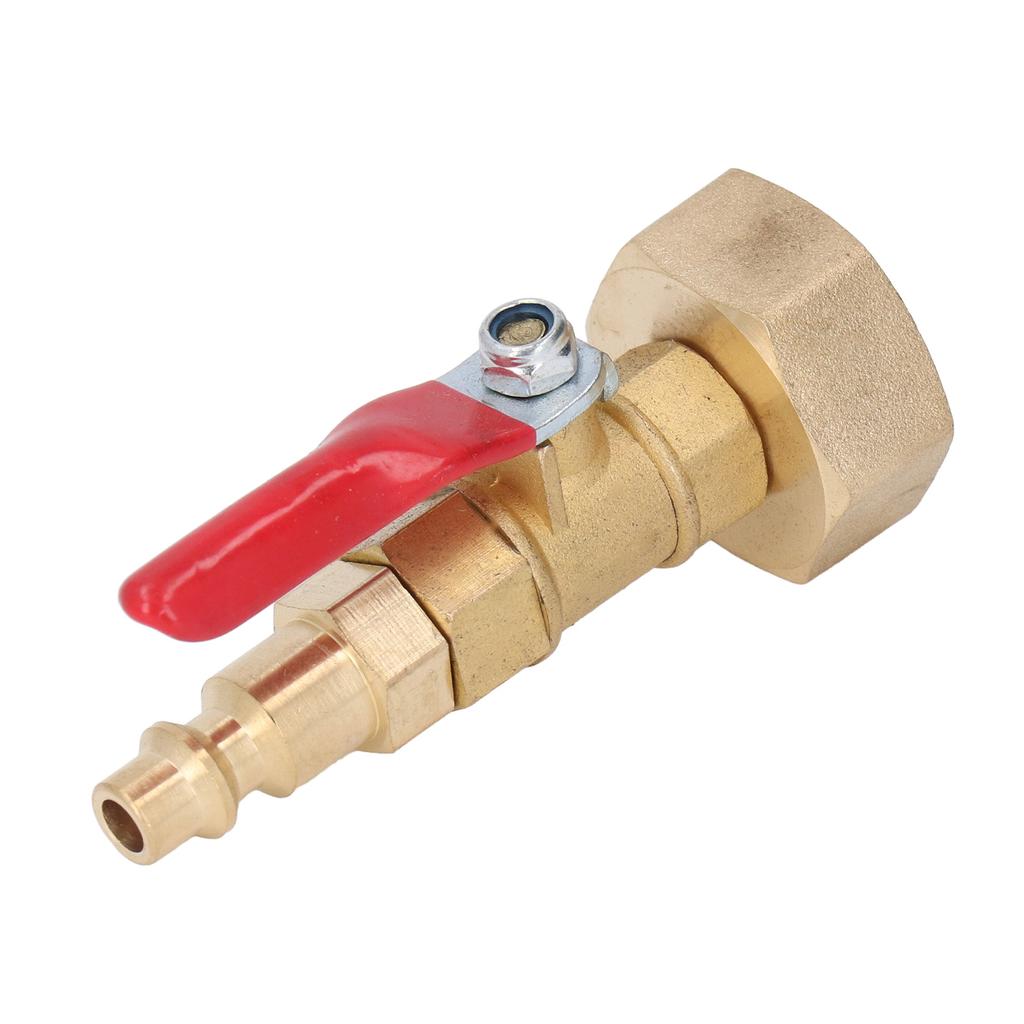 Brass Winterize Blowout Adapter 14in Male Quick Connector 34in Male GHT Thread Garden Irrigation