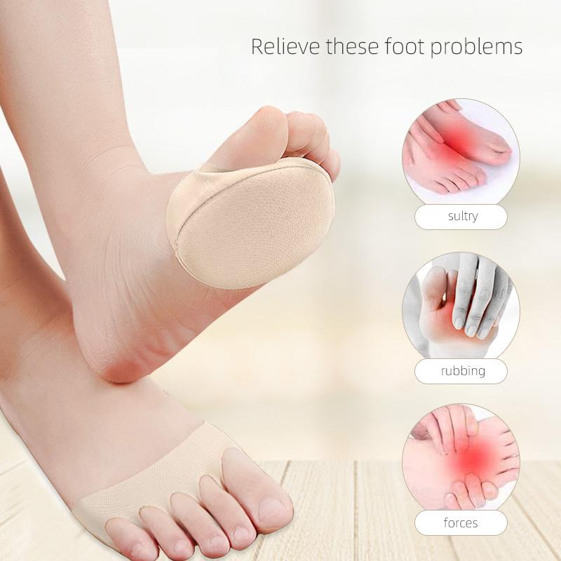Women High-heel Shoes Insoles Anti-slip Paste Septum Cushion Insole Washable Comfort Breathable Massage Sandals Shoe Pads