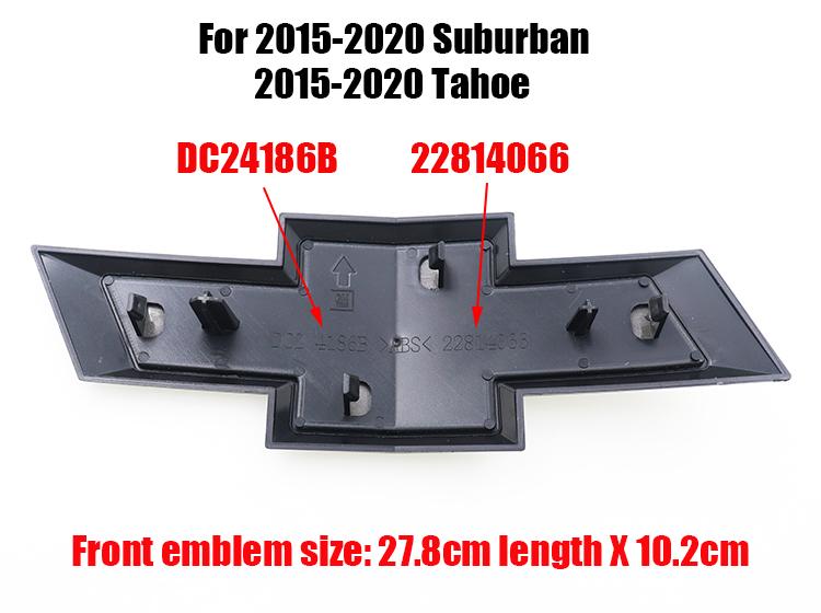 1pcs 3D ABS Car Front grill logo Rear Bumper tail door trunk sticker Emblem sticker styling Accessories For Chevrolet SILVERADO