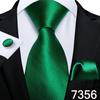 Мужской модный галстук, шелковый классический галстук, розовый, зеленый, черный, деловые свадебные мужские галстуки, подарочные аксессуары
