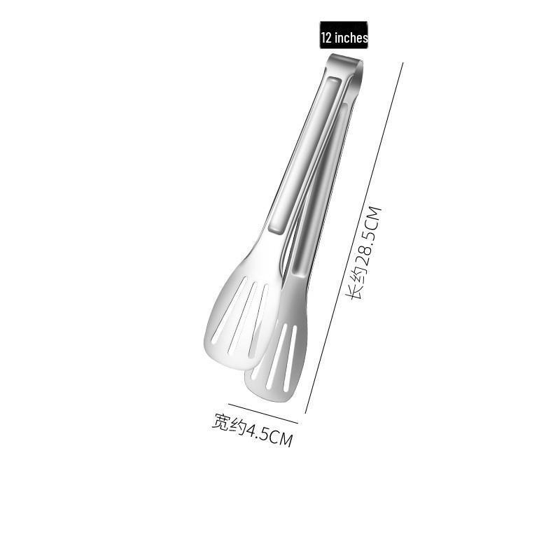 Зажим для стейков и еды из нержавеющей стали — кухонный инструмент для мяса, овощей, льда и хлеба